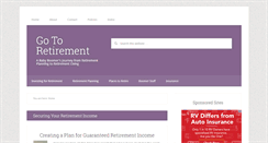 Desktop Screenshot of gotoretirement.com